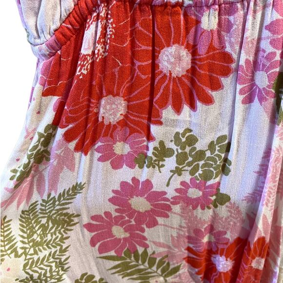 Aeropostale, Spaghetti Strap Floral Summer Dress, Lined, S - Picture 3 of 12